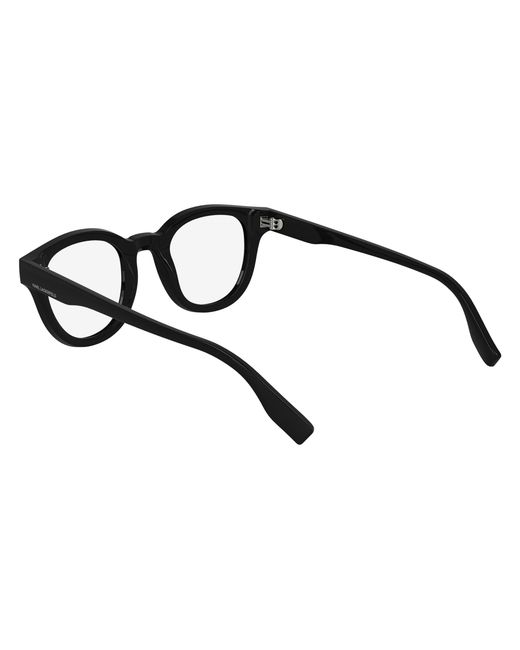 Karl Lagerfeld Black Kl6177 601 Optical Frames Bio-Inject Geometric Normal
