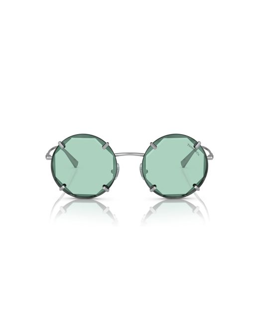 Tiffany & Co Black Tf3091 6001D9 Sunglasses Metal Round Normal