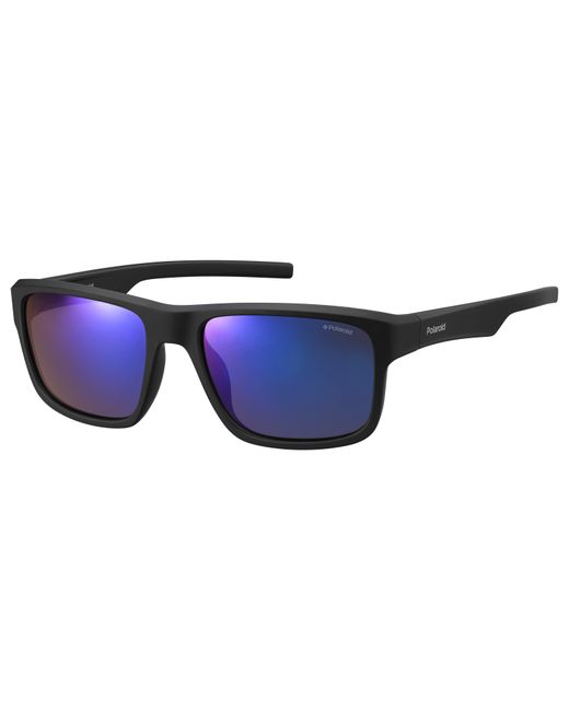 Polaroid Black Pld 3018/S Dl5/Jy Sunglasses Plastic Squared Mirror for men