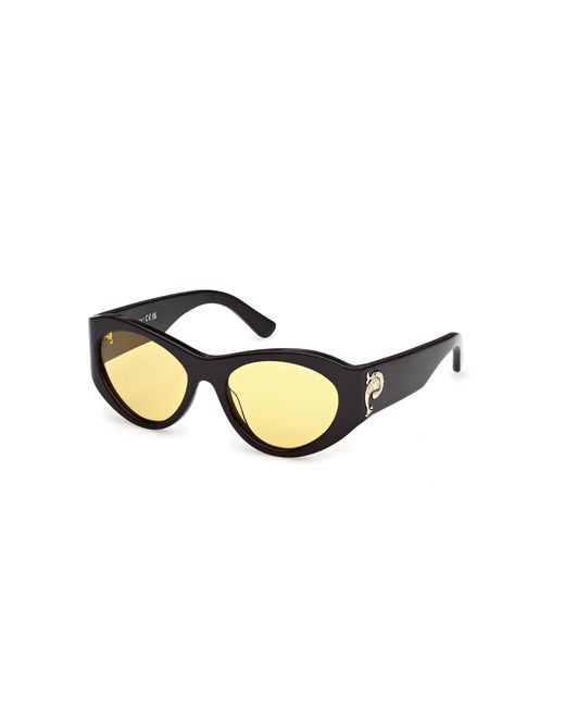 Emilio Pucci Black Ep0249 01E Sunglasses Acetate Cat Eye Normal