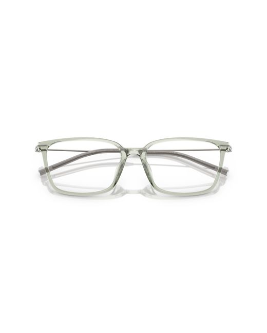 Moncler Black Me3004D 5016 Optical Frames Injected Transparent Squared Normal