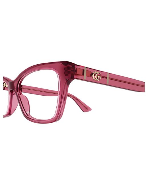 Gucci Black Gg0634O 010 Optical Frames Injected Transparent Cat Eye