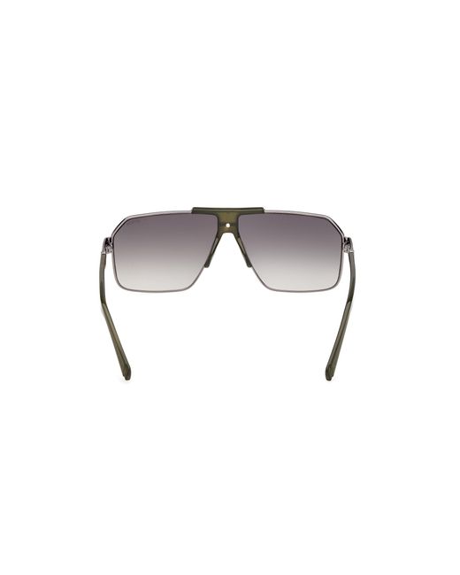 Guess Black Gu00305 08P Sunglasses Metal Squared Normal for men