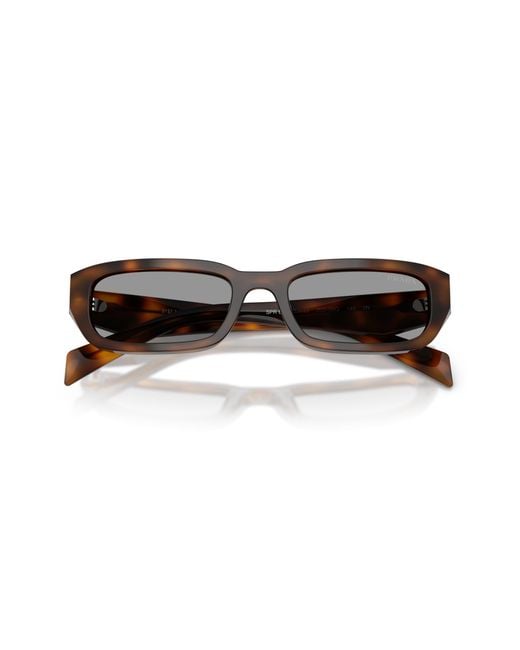 Prada Black Pr B06S 20D50Q Sunglasses Acetate Squared Normal