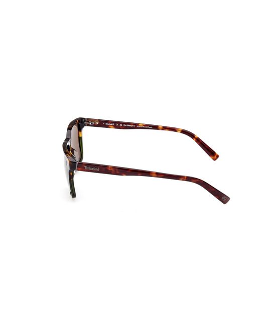 Timberland Black Tb9306 55H Sunglasses Acetate Squared Polarized for men