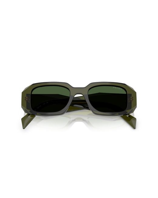 Prada Green Pr 17Ws 19Z1I0 Sunglasses Acetate Squared Normal