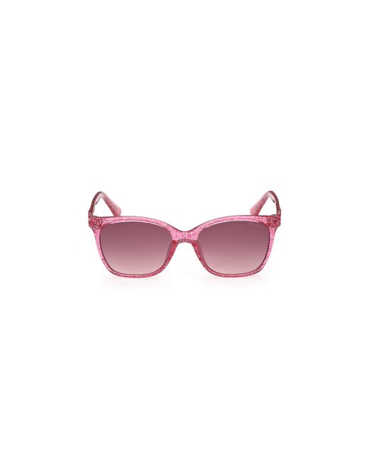 Guess Black Gu9238 74F Sunglasses Injected Squared Normal Shaded