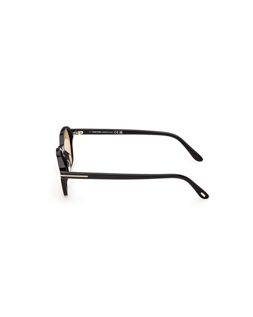 Tom Ford Black Ft1301 Joey-02 01E Sunglasses Acetate Geometric Photochromic for men