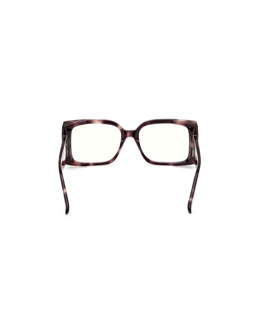 Max Mara Black Mm5173-B 052 Optical Frames Acetate Squared Normal
