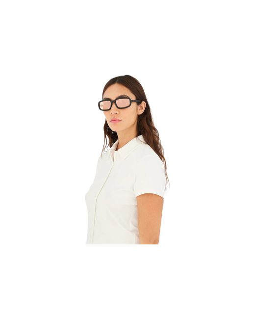 Retrosuperfuture Black Tq9 Troll Matte Sunglasses Acetate Squared Normal