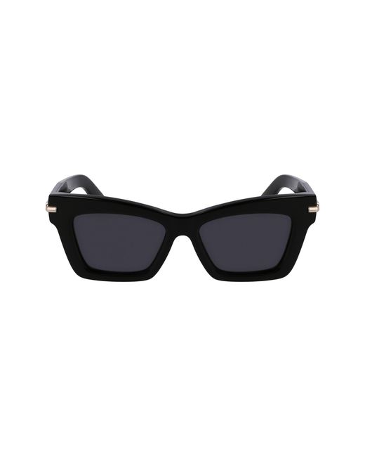 Ferragamo Black Sf2031S 001 Sunglasses Acetate Squared Normal