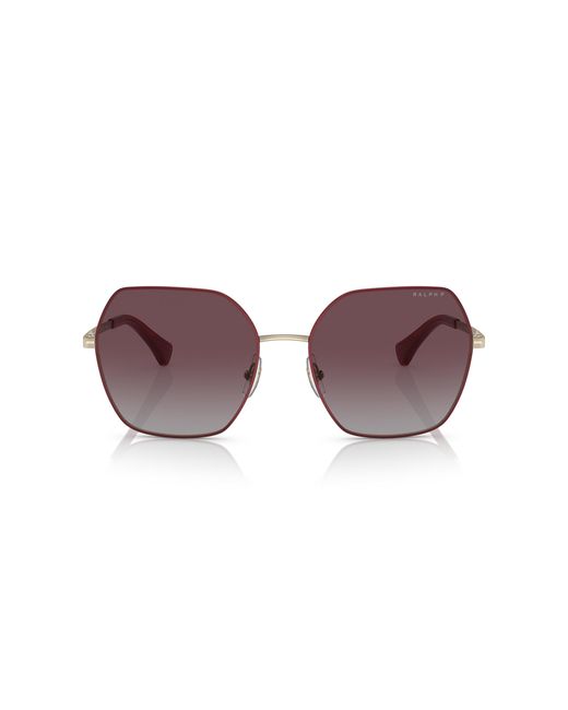 Ralph Lauren Black Ra4138 911662 Sunglasses Metal Squared Polarized Shaded