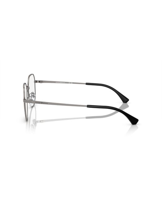 Emporio Armani Black Ea1154D 3003 Optical Frames Metal Transparent Round Normal for men