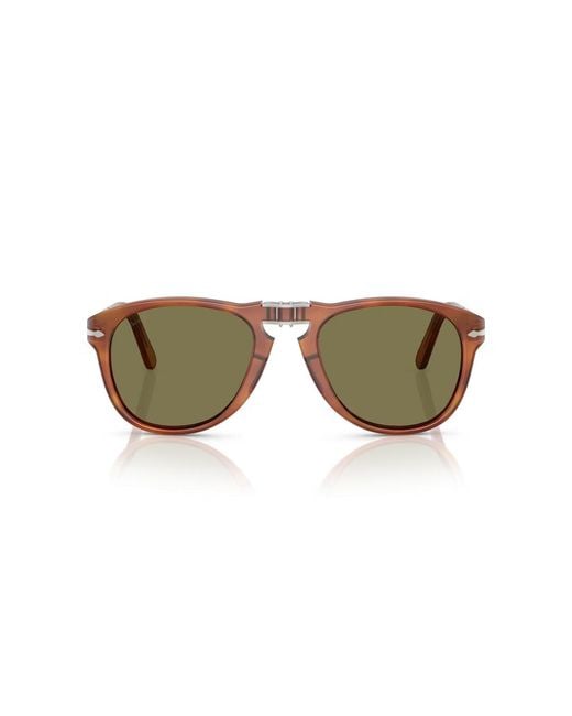 Persol Black Po0714Sm 96/P1 Sunglasses Acetate Pilot Polarized for men
