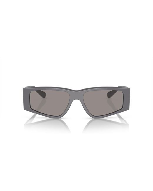 Dolce & Gabbana Black Dg4453 3090M3 Sunglasses Acetate Squared Photochromatic Photochromatic for men