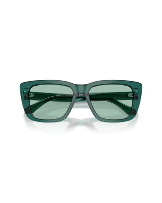 Emporio Armani Green Ea4246U 6252/2 Sunglasses Acetate Cat Eye Normal