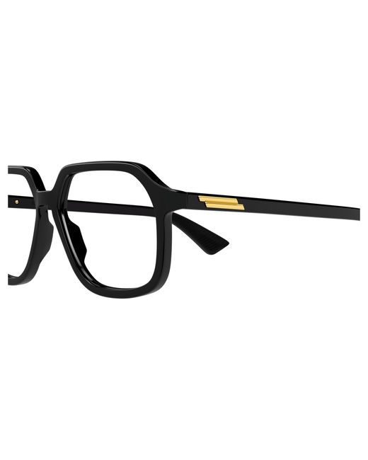 Bottega Veneta Black Bv1329O 002 Optical Frames Acetate Transparent Squared