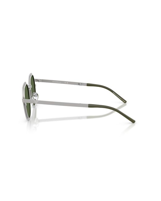 Emporio Armani Green Ea2176 301571 Sunglasses Metal Geometric Normal for men