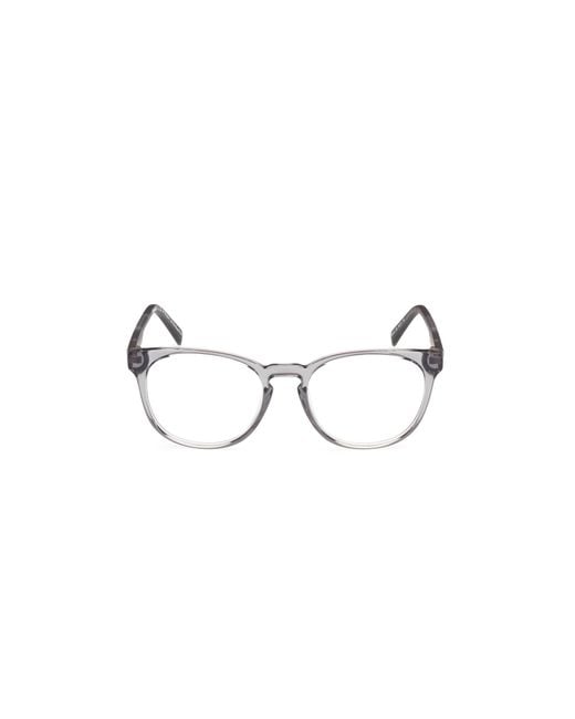 Timberland Black Tb50013 020 Optical Frames Injected Round Normal