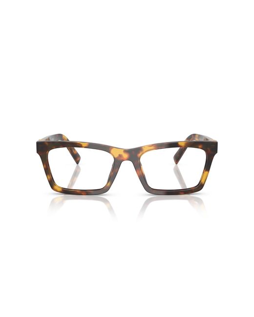 Miu Miu Black Mu 04Wv 14L1O1 Optical Frames Acetate Squared Normal
