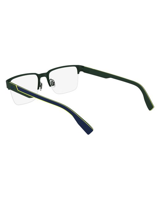 Lacoste Black L2305 301 Optical Frames Metal Squared Normal for men