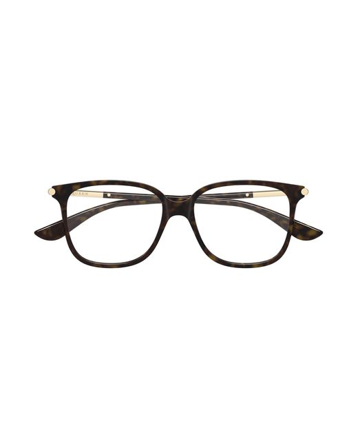 McQueen Black Am0554O 006 Optical Frames Acetate Transparent Cat Eye