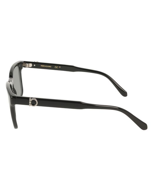 Ferragamo Black Sf2086Se 001 Sunglasses Acetate Squared Normal for men