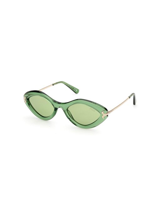 Emilio Pucci Green Ep0223 93N Sunglasses Acetate Geometric Normal