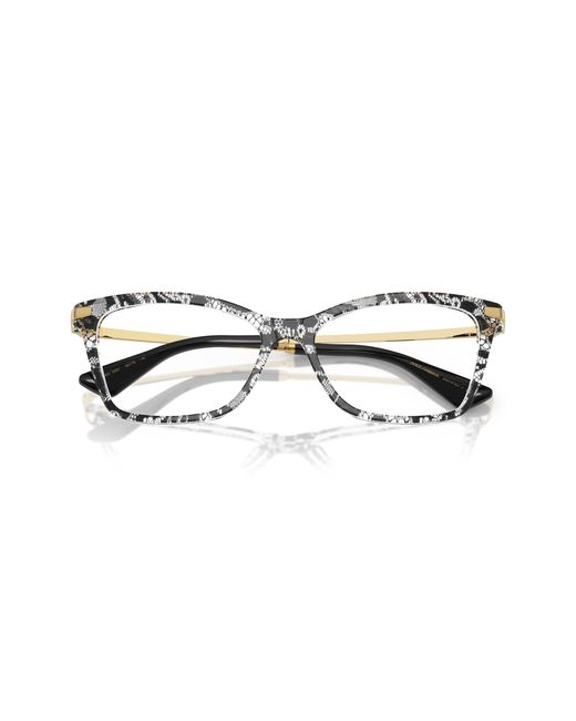 Dolce & Gabbana Black Dg3393 3287 Optical Frames Acetate Squared Normal