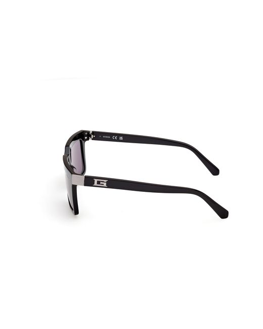 Guess Black Gu00213 01Y Sunglasses Acetate Squared Normal for men