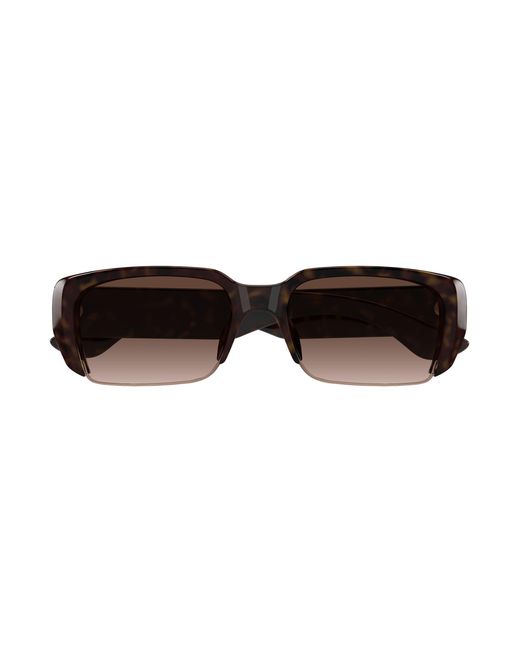 McQueen Black Am0532S 002 Sunglasses Acetate Squared