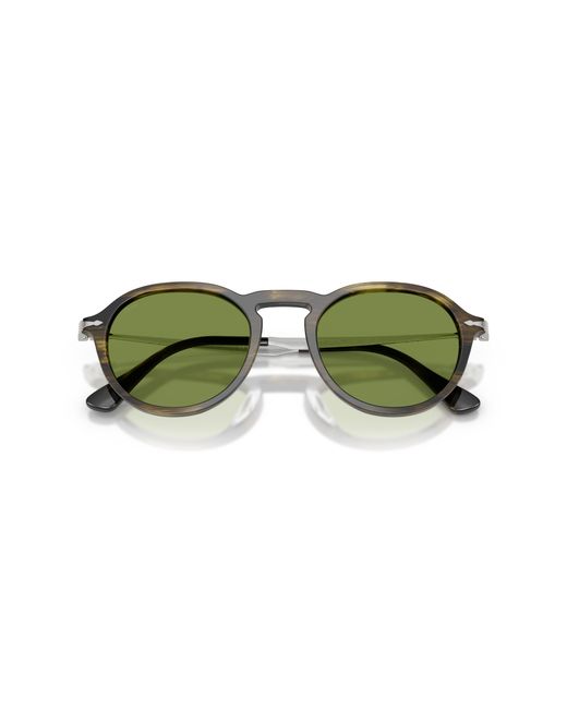 Persol Green Po3383S 12374E Sunglasses Acetate Pantos Normal