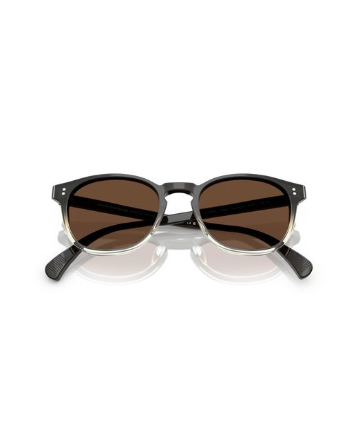 Oliver Peoples Black Ov5298Su Finley Esq. Sun (U) 1748An Sunglasses Acetate Round Polarized