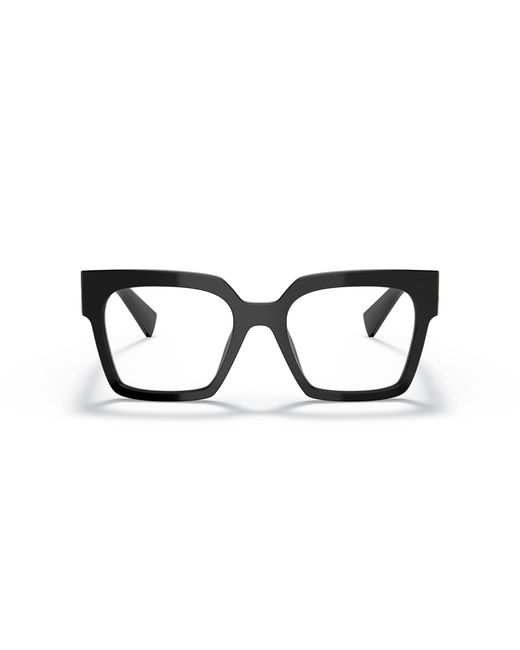 Miu Miu Black Mu 04Uv 1Ab1O1 Optical Frames Acetate Squared Normal