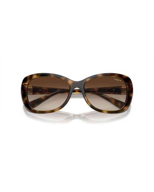 Vogue Eyewear Black Vo2943Sb W65613 Sunglasses Injected Butterfly Normal Shaded