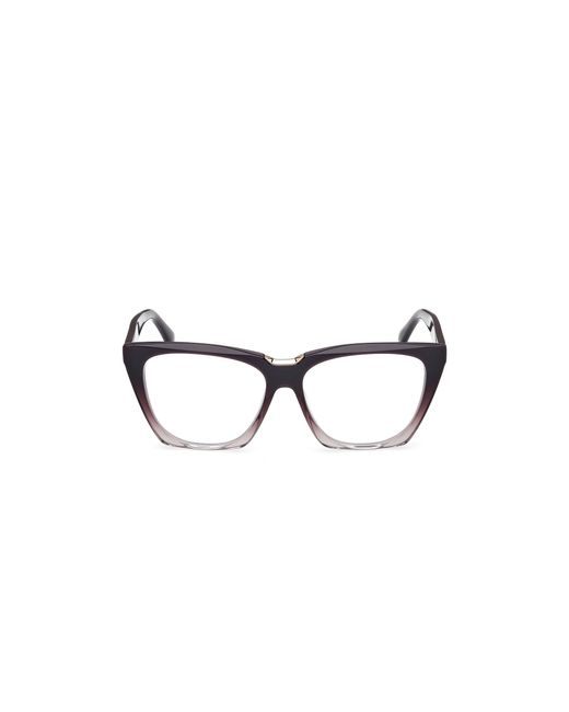 Max Mara Black Mm5188-B 083 Optical Frames Acetate Geometric Normal