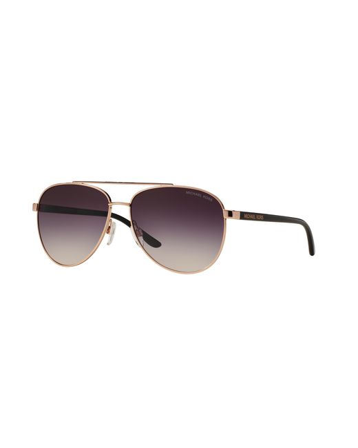 Michael Kors Black Mk5007 Hvar 109936 Sunglasses Metal Pilot Normal Shaded