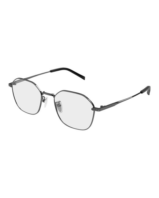 Gucci Black Gg1956Ok 003 Optical Frames Metal Transparent Squared