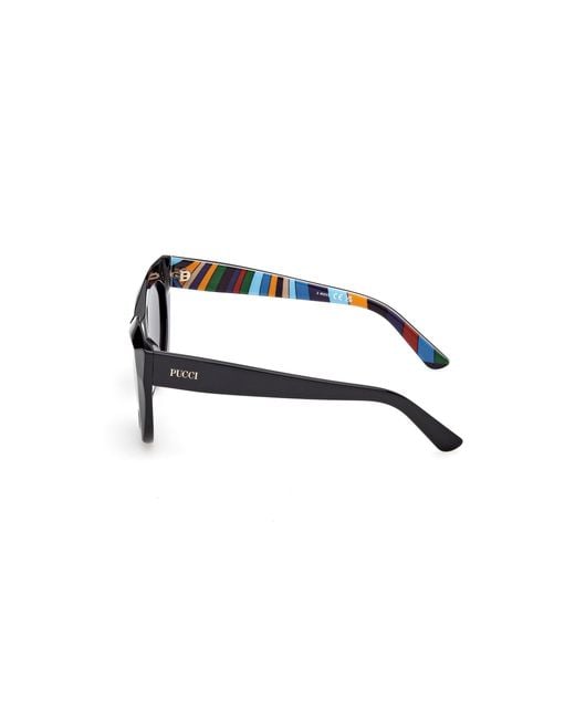 Emilio Pucci Black Ep0257 01A Sunglasses Smoke Geometric Normal