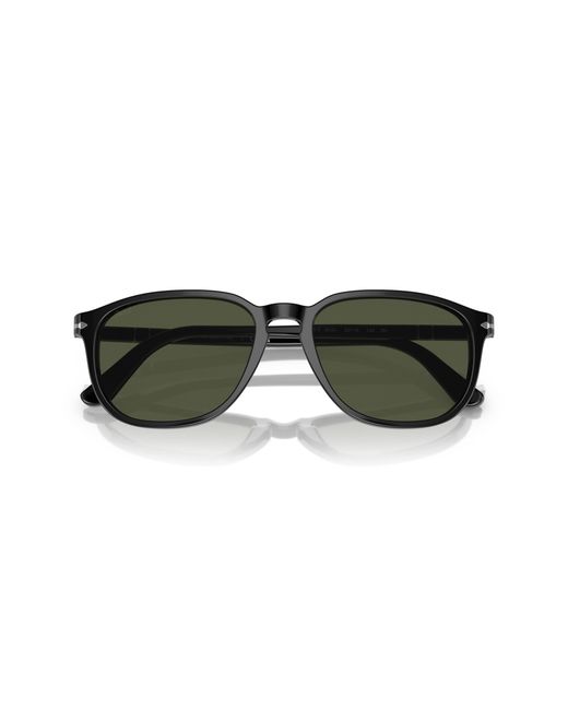 Persol Black Po3019S 95/31 Sunglasses Acetate Squared Normal for men