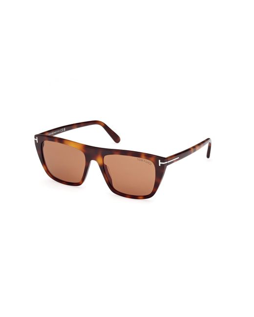 Tom Ford Black Ft1175 Aslan 53E Sunglasses Acetate Squared Normal for men