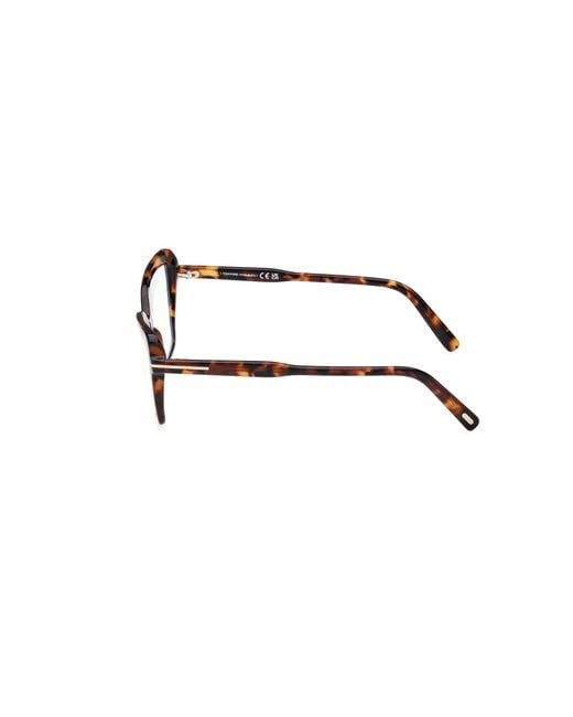 Tom Ford Black Ft5948-B 052 Optical Frames Acetate Cat Eye Normal