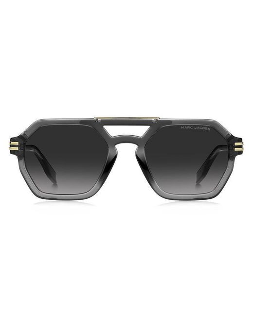 Marc Jacobs Black Marc 587/S Kb7/9O Sunglasses Plastic Geometric Shaded for men