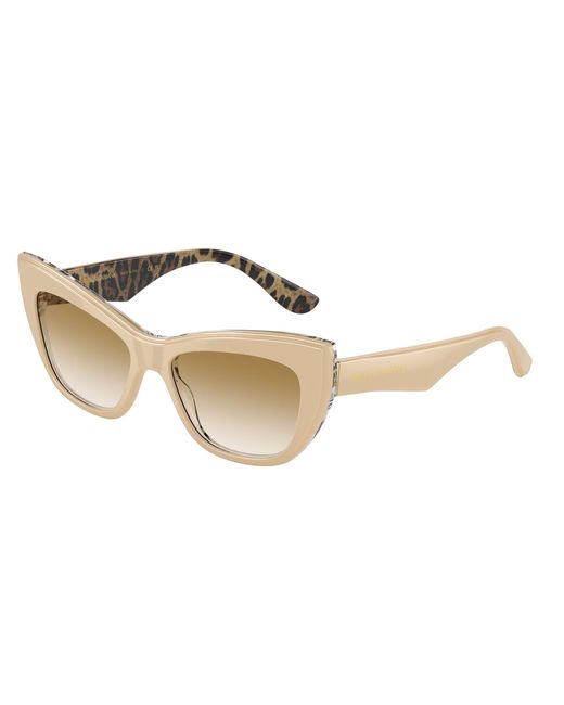 Dolce & Gabbana Black Dg4417 338113 Sunglasses Plastic Cat Eye Shaded