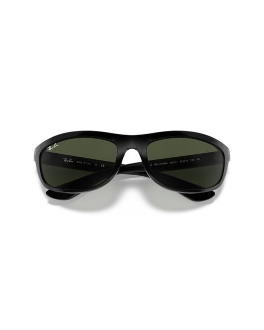 Ray-Ban Black Rb4089 Balorama Rectangular Sunglasses for men