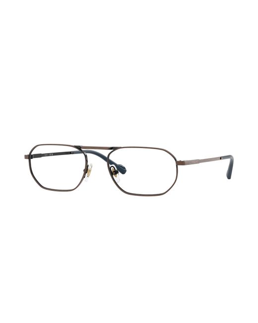 Vogue Eyewear Black Vo4347 5135 Optical Frames Metal Geometric Normal for men