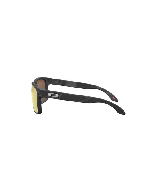 Oakley Black Oo9102 Holbrook 9102O3 Sunglasses Plastic Squared Polarized Prizm for men