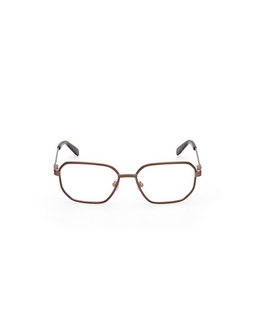 Guess Black Gu50240 037 Optical Frames Metal Geometric Normal for men