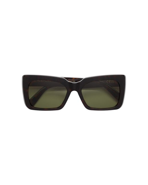 Retrosuperfuture Green Ik1 Senta Sunglasses Acetate Squared Normal