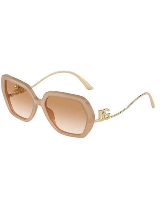 Dolce & Gabbana Black Dg4468B 34373B Sunglasses Acetate Geometric Normal Shaded